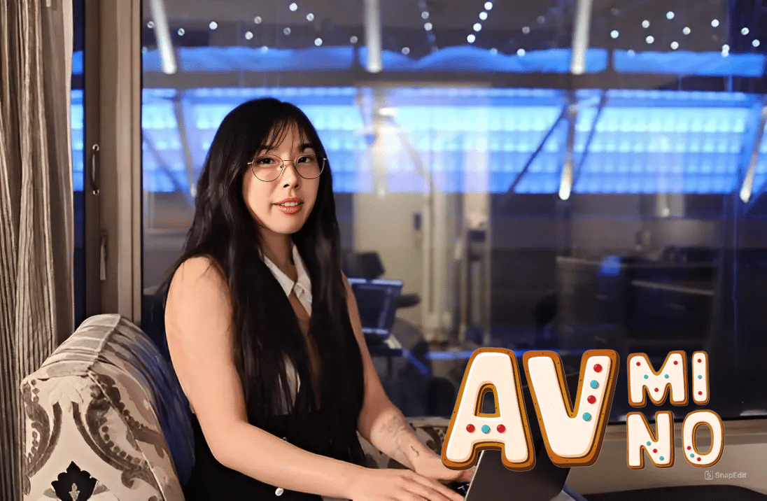av uncen สาวอาหมวยใส่แว่น Korean Secretary Elle Lee 1