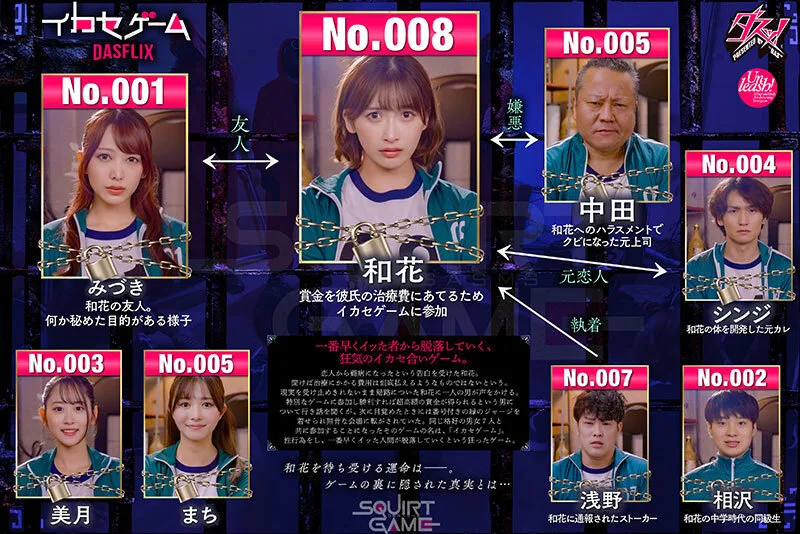 ดูหนังโป๊ Squid Game ภาคคน Japan DASS-534 1