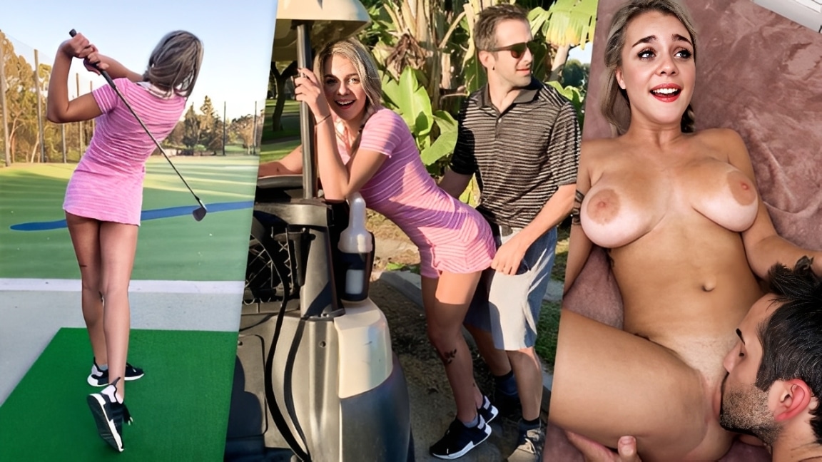 หนังโป๊ หลุมที่สิบเก้า BannedStories Gabbie Carter Golf 1