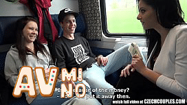 หนังโป๊ฝรั่ง นั่งรถไฟอยู่ดีๆ Foursome in Public TRAIN Alex Black