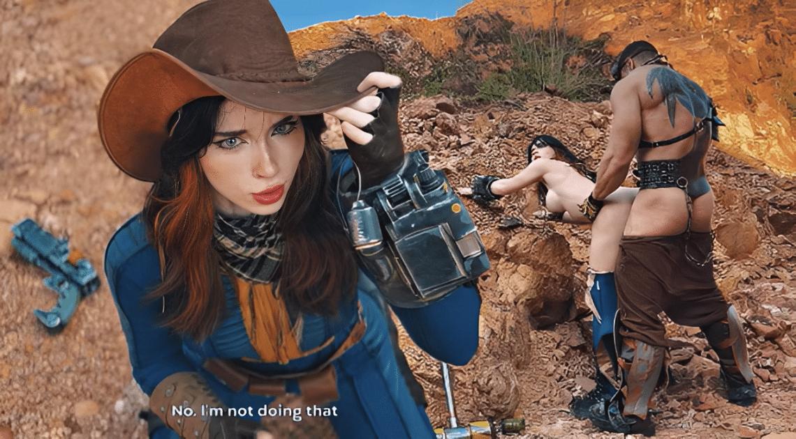 pornxxx new fallout a sip water outdoor – sweetie fox